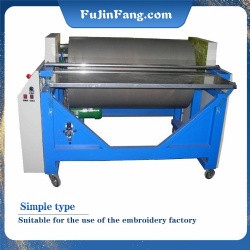 Easy type embroidery material for garment bead embroidery, hot melt film embroidery, large drum melt film machine