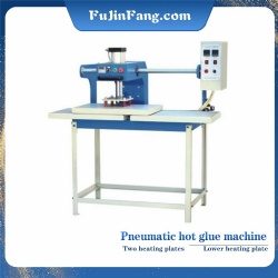Embroidery factory self use 80 * 100cm * 2 pneumatic lace embroidery hot melt adhesive small hot glue hot stamping machine