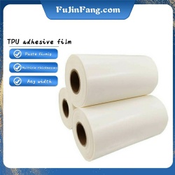 PO firmly bonded conductive cloth adhesive seal clothing PVC gloves PES hot melt adhesive film
