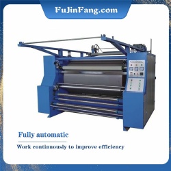 The hot film processing factory uses a fully automatic large drum stripping machine for embroidery, lace embroidery, and hot melt adhesive film